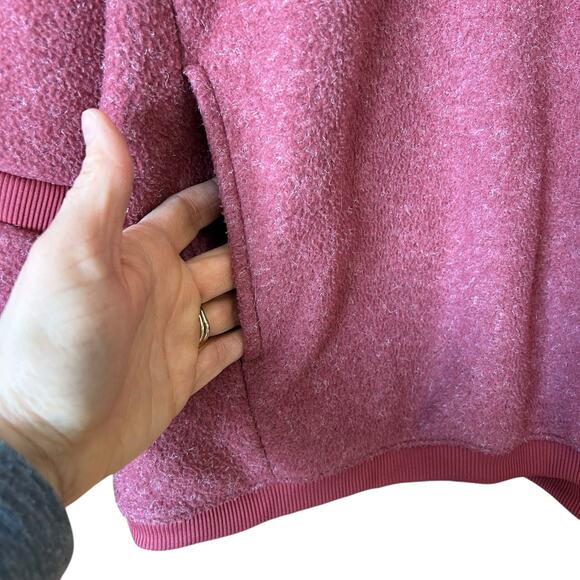 Nike Therma-FIT Mauve Cowl Neck Fleece Pullover L - Picture 6 of 8